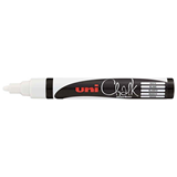 Uni Chalk Marker 1.8-2.5mm Bullet Tip White PWE5M